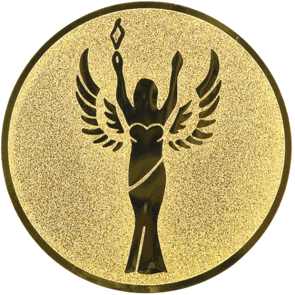Emblemat Victory złoty | aluminium 25mm