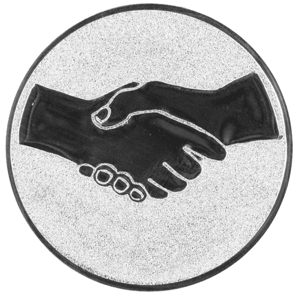 Emblemat Fair Play srebrny | aluminium 25mm