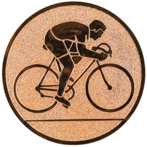 Emblemat Kolarstwo brązowy | aluminium 25mm