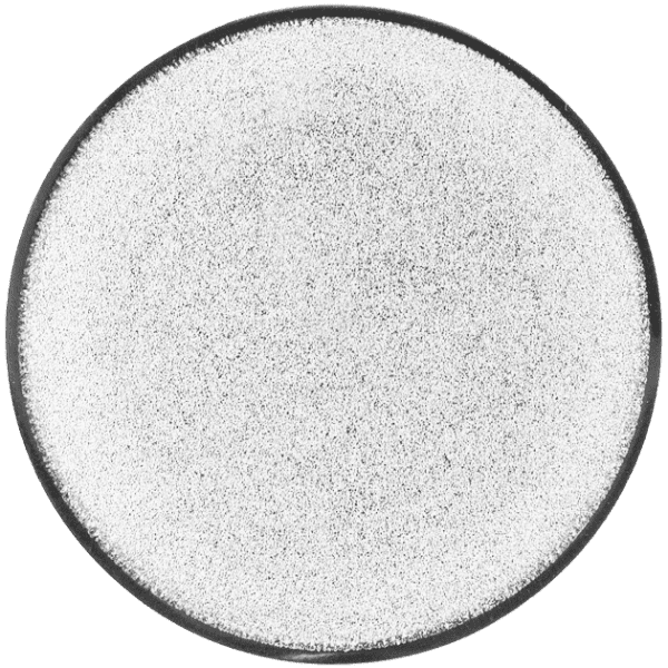 Emblemat Uniwersalny Matowy srebrny | aluminium 25mm