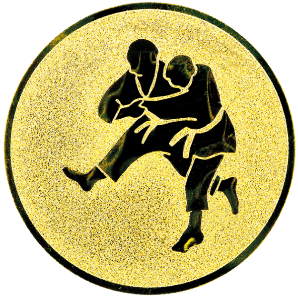 Emblemat Judo złoty | aluminium 50mm