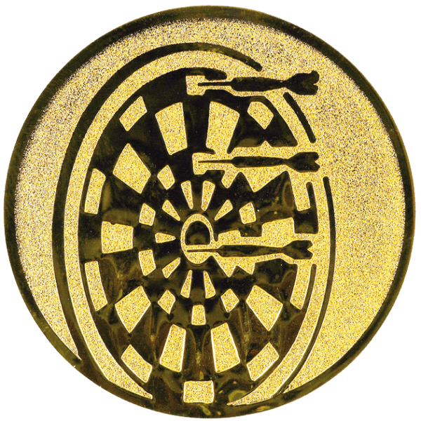 Emblemat Dart złoty | aluminium 50mm