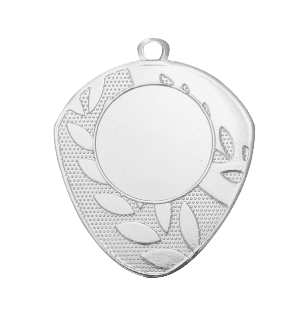 Medal żelazny srebrny | 50x45mm
