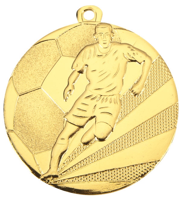 Medal Piłka Nożna Mężczyzn złoty | średnica 50mm