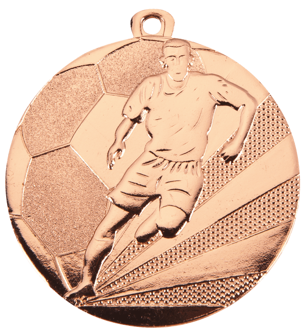 Medal Piłka Nożna Mężczyzn brązowy | średnica 50mm