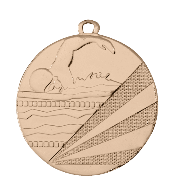 Medal Pływanie brązowy | średnica 50mm