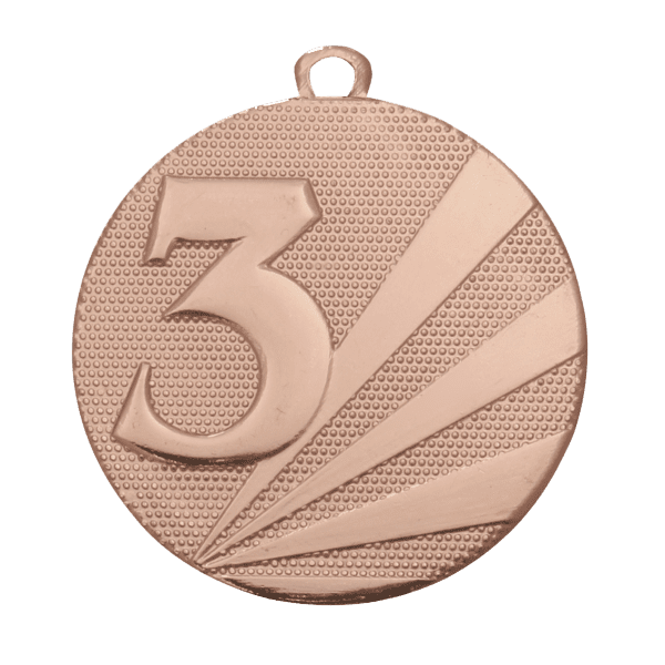 Medal Numer 3 brązowy | średnica 50mm