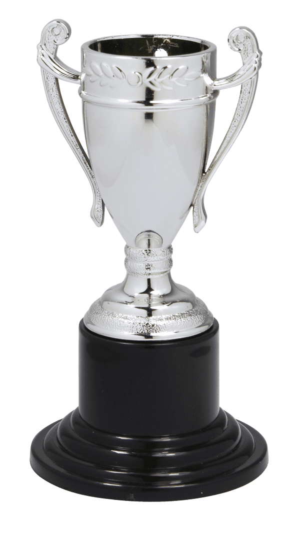 Medal Trophy srebrny | wysokość 105mm szerokość 50mm