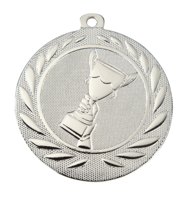 Medal Trophy srebrny | średnica 50mm