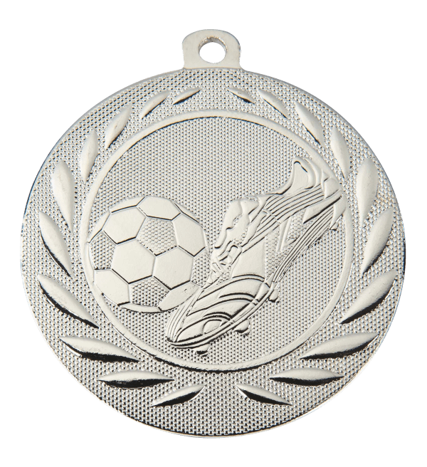 Medal Piłka Nożna srebrny | średnica 50mm