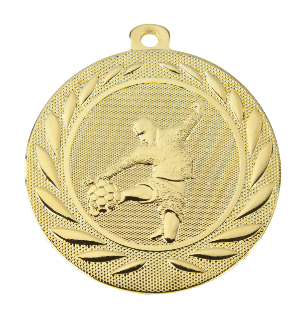 Medal Piłka Nożna Mężczyzn złoty | średnica 50mm