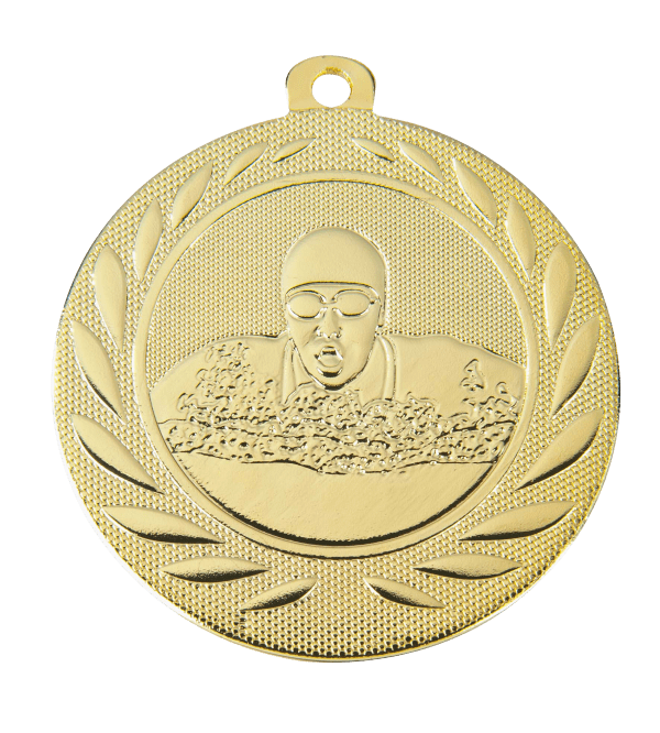 Medal Pływanie złoty | średnica 50mm