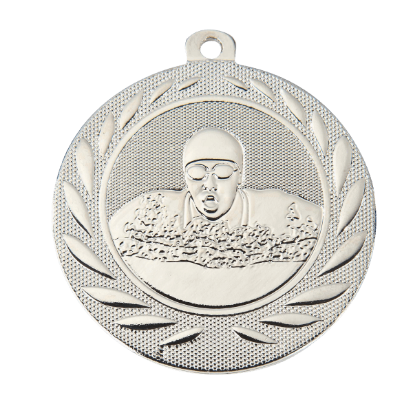 Medal Pływanie srebrny | średnica 50mm