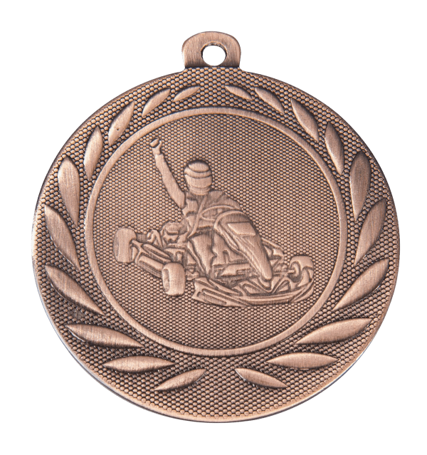 Medal Go-Kart brązowy | średnica 50mm