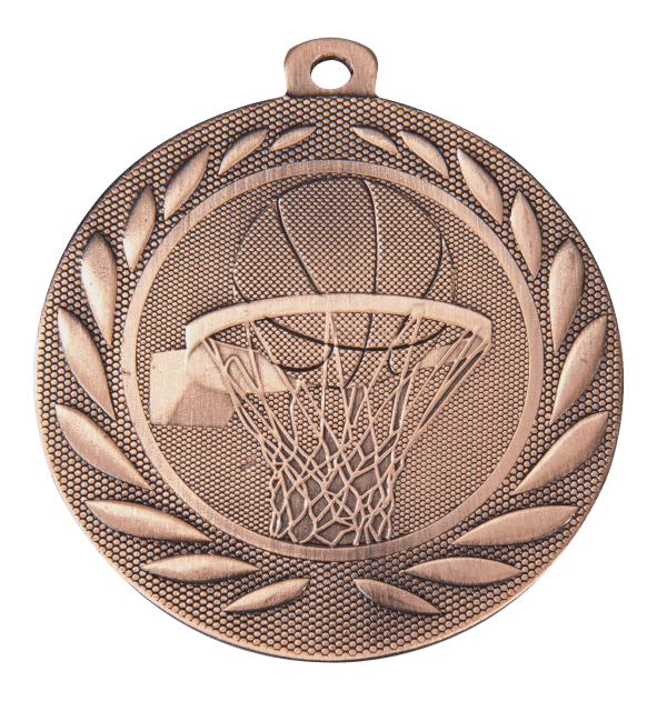 Medal Koszykówka brązowy | średnica 50mm