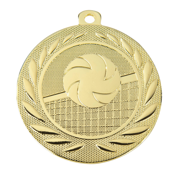 Medal Siatkówka złoty | średnica 50mm