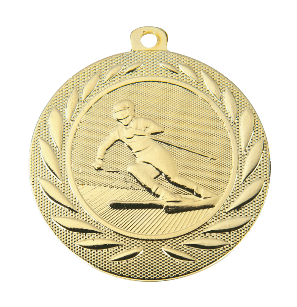 Medal Narciarstwo złoty | średnica 50mm