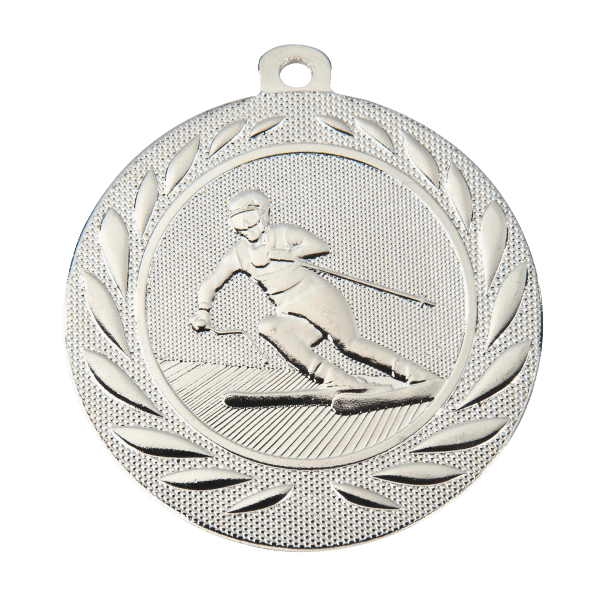 Medal Narciarstwo srebrny | średnica 50mm