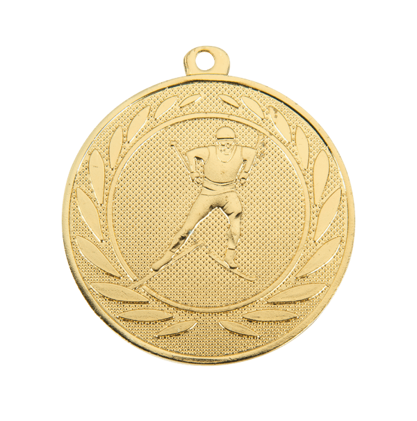 Medal Narciarstwo Biegowe złoty | średnica 50mm
