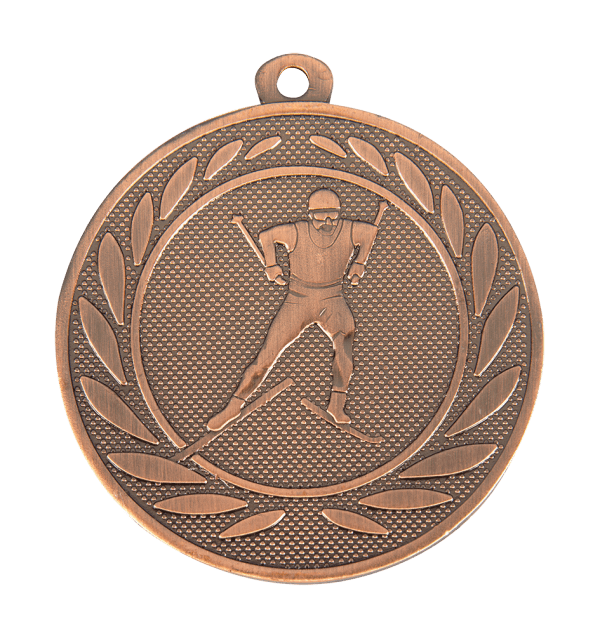 Medal Narciarstwo Biegowe brązowy | średnica 50mm