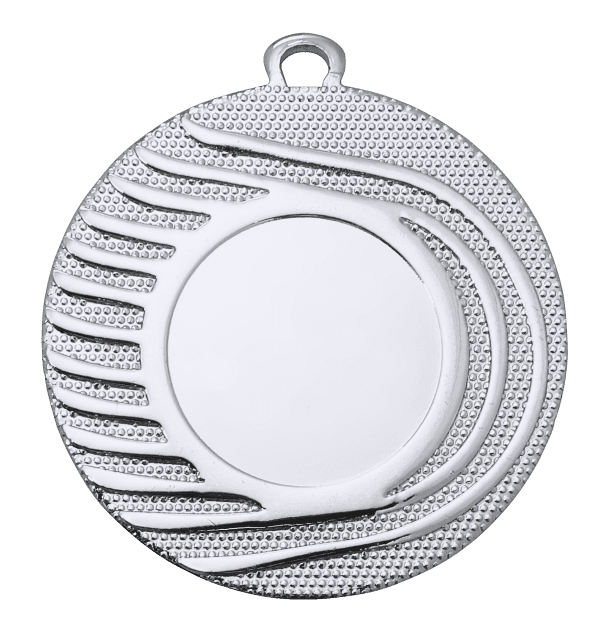 Medal żelazny srebrny | średnica 50mm