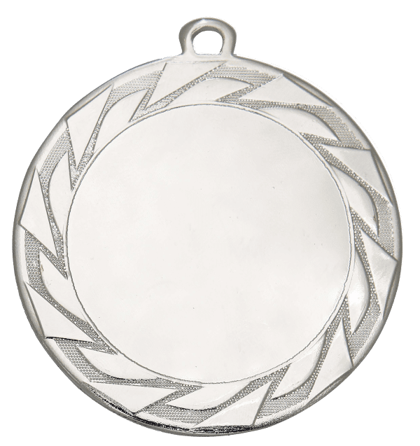 Medal żelazny srebrny wzmocniony | średnica 70mm
