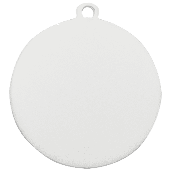 Medal UV biały | średnica 50mm
