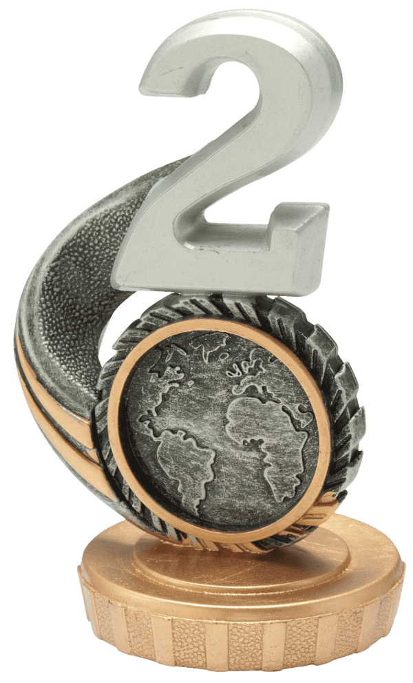 Statuetka Miejsce 2 Samoprzylepna | wysokość 80mm