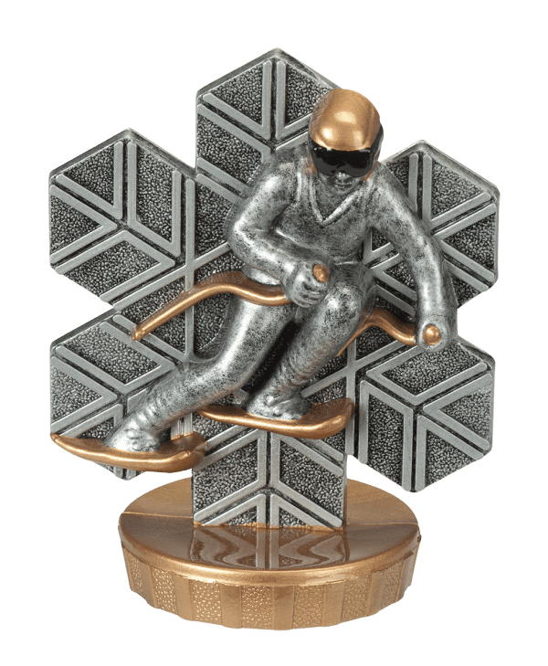Statuetka Narciarstwo Samoprzylepna | wysokość 80mm