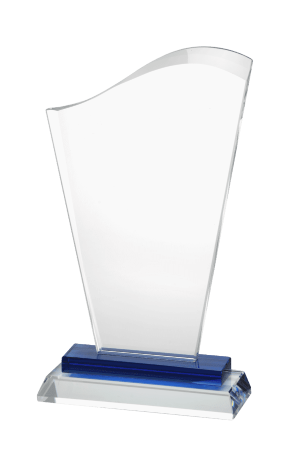 Statuetka Szklana Niebieska z Etui