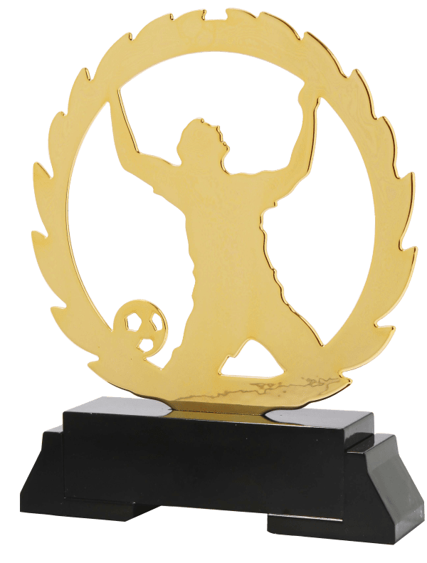 Trofeum Piłkarskie Męskie Złote | wysokość 185mm