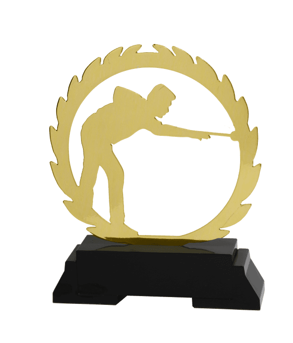 Trofeum Bilardowe Złote | wysokość 185mm