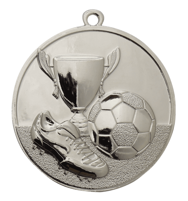 Medal Piłka Nożna srebrny | średnica 50mm