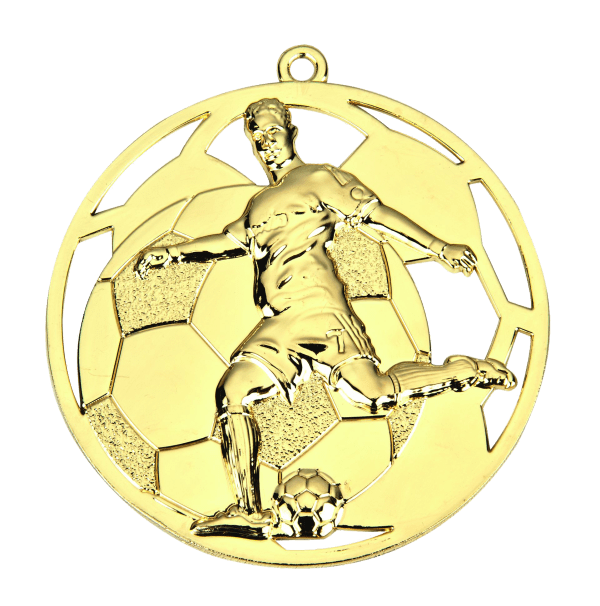 Medal Piłkarz złoty | średnica 50mm
