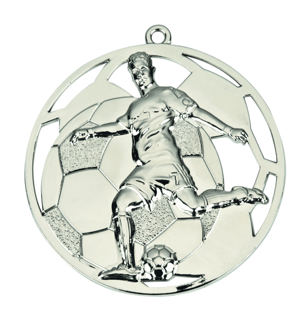 Medal Piłkarz srebrny | średnica 50mm