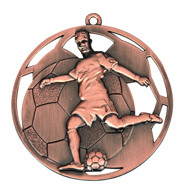 Medal Piłkarz brązowy | średnica 50mm