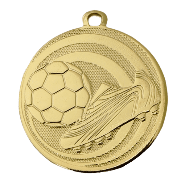 Medal Piłka Nożna Złoty | średnica 45mm