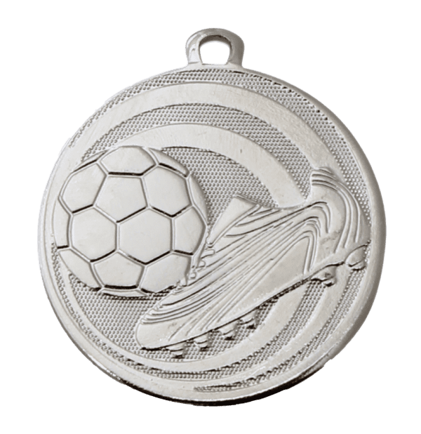 Medal Piłka Nożna Srebrny | średnica 45mm
