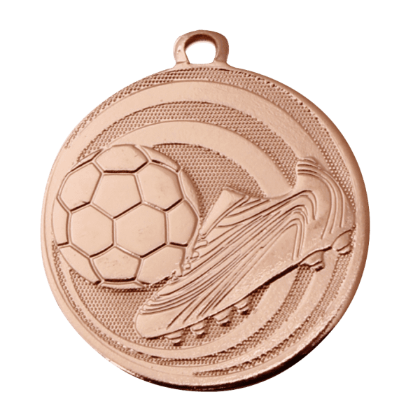 Medal Piłka Nożna Brązowy | średnica 45mm
