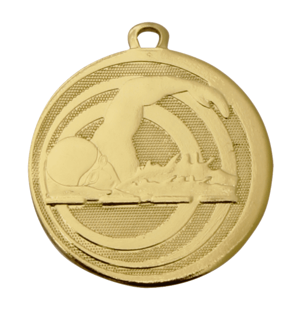 Medal Pływanie Złoty | średnica 45mm