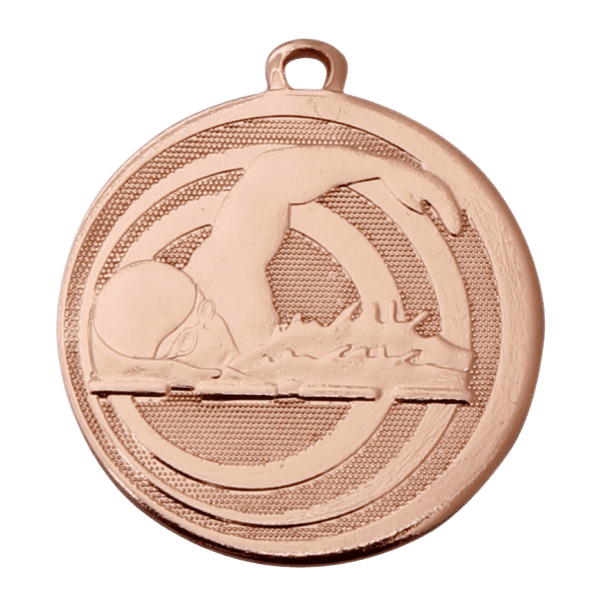 Medal Pływanie Brązowy | średnica 45mm