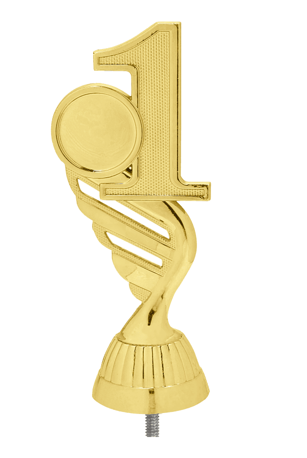 Figurka Numer 1 Złota | wysokość 130mm