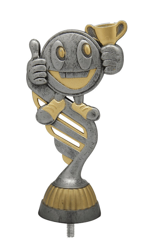 Figurka Dziecięca Antyczne Srebro/Złoto | wysokość 130mm