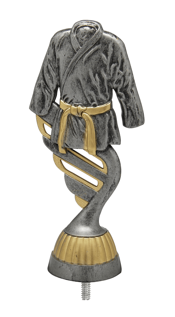 Figurka Sztuki Walki Antyczne Srebro/Złoto | wysokość 130mm
