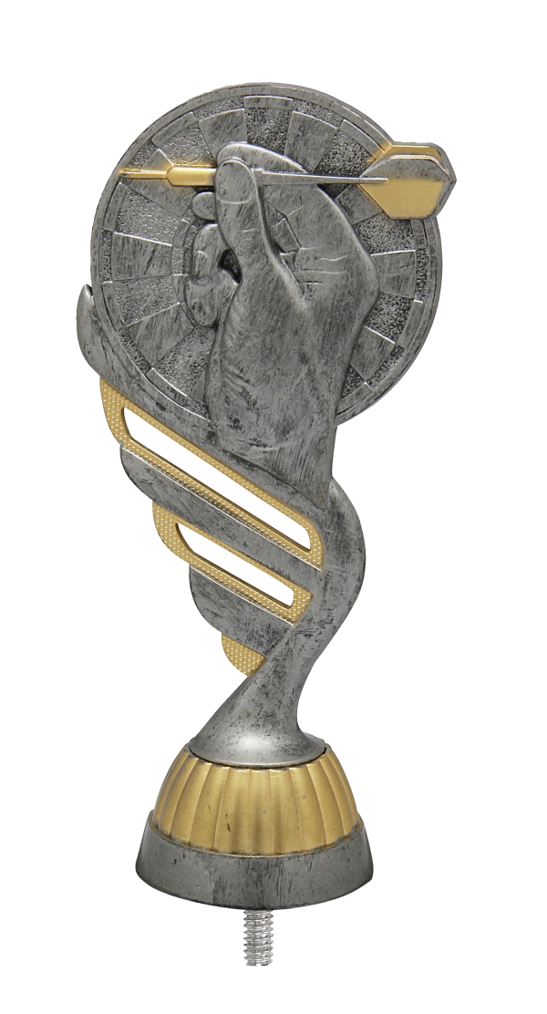 Figurka Rzutki Antyczne Srebro/Złoto | wysokość 130mm