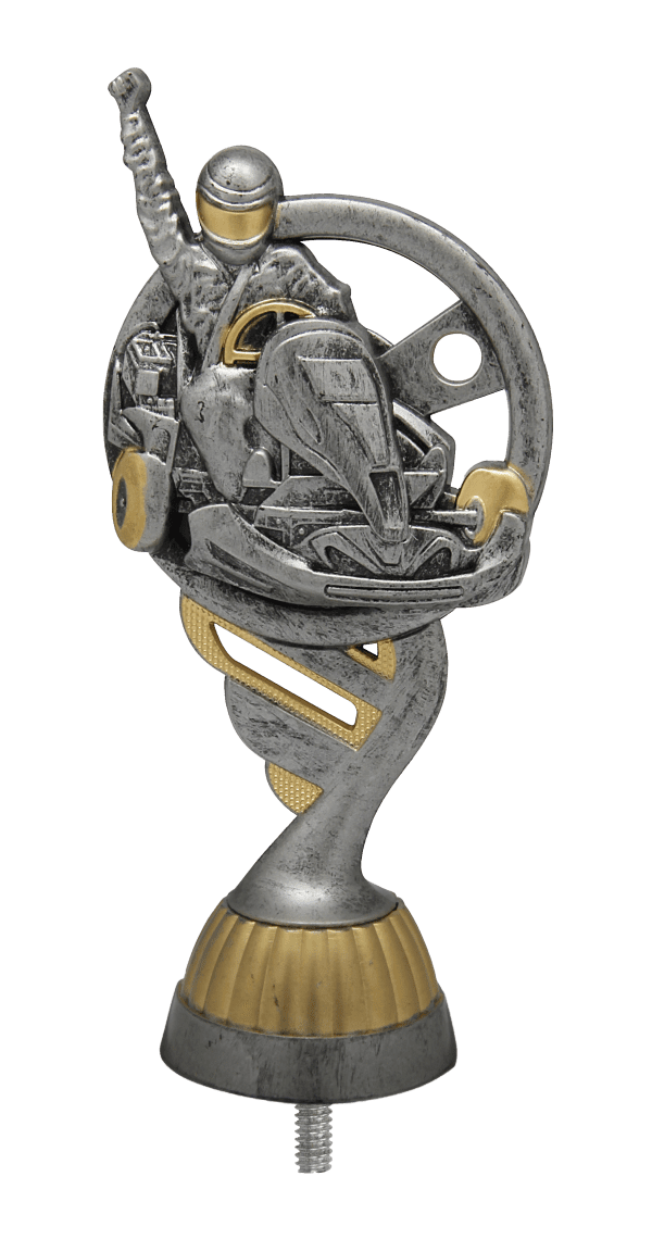 Figurka Gokarty Antyczne Srebro/Złoto | wysokość 130mm