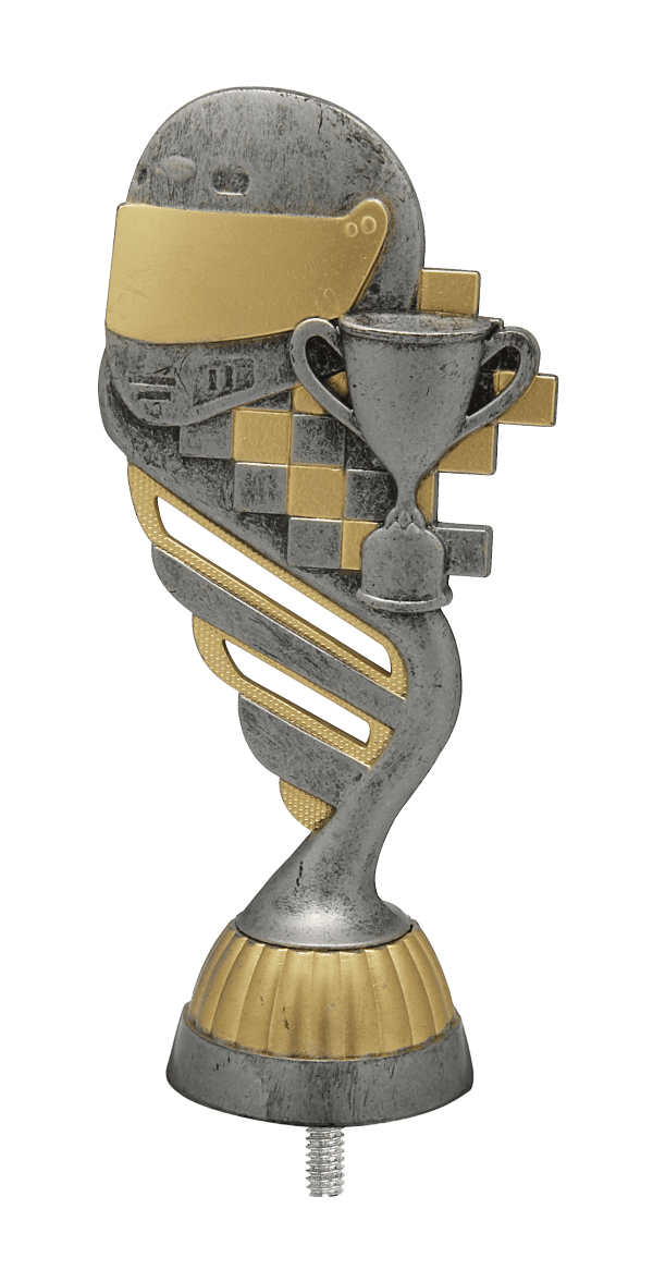 Figurka Motorsport Antyczne Srebro/Złoto | wysokość 130mm
