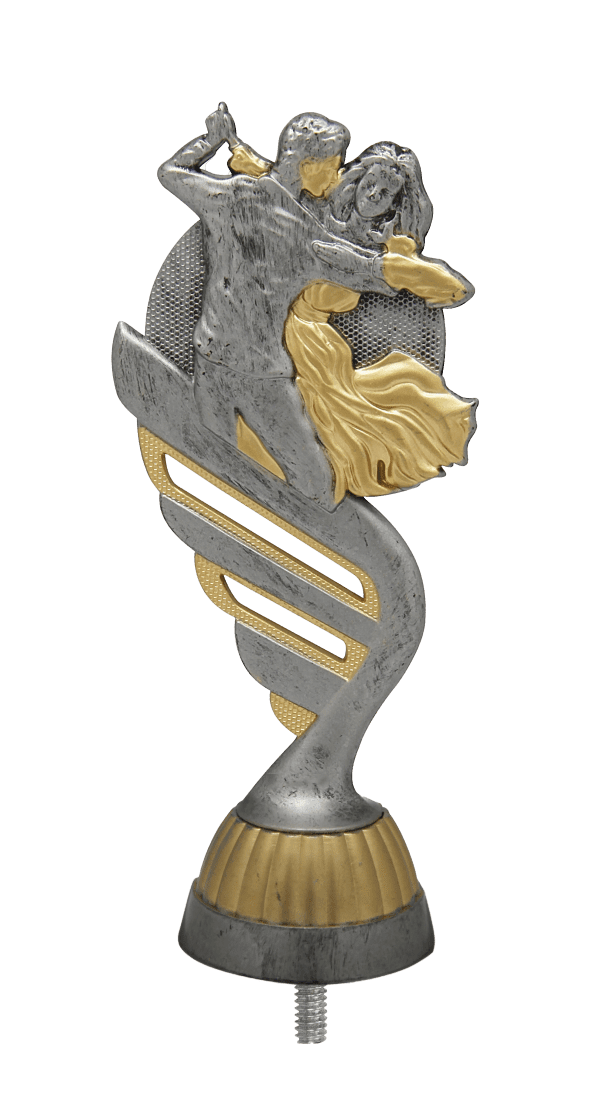 Figurka Taniec Antyczne Srebro/Złoto | wysokość 130mm