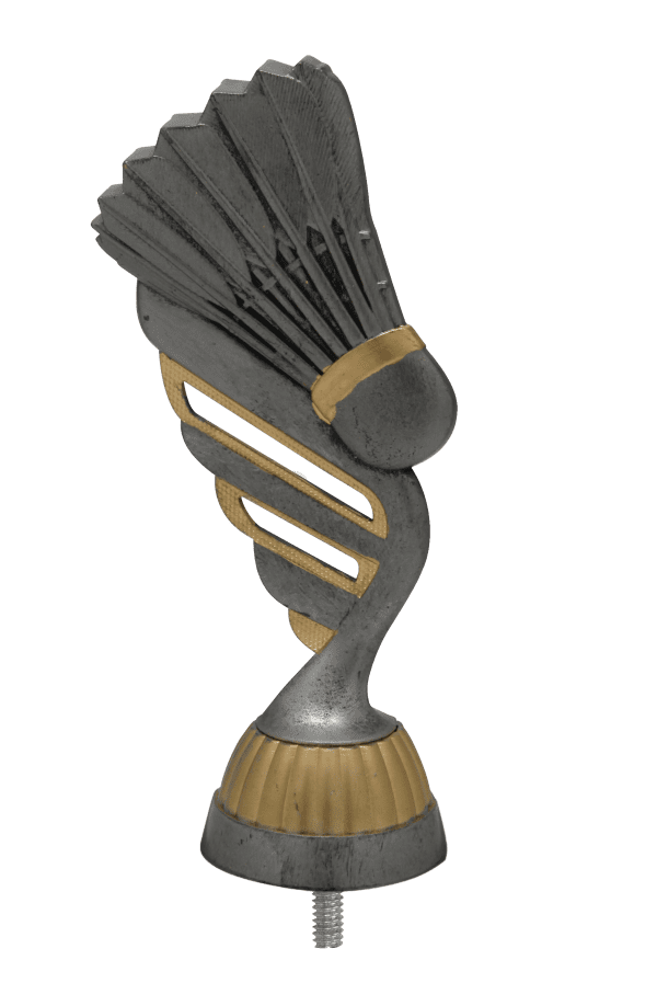 Figurka Badminton Antyczne Srebro/Złoto | wysokość 130mm