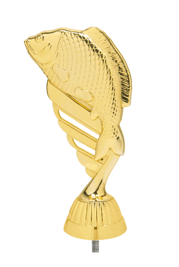 Figurka Wędkarstwo Złota | wysokość 130mm